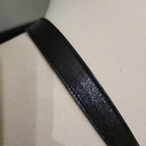 Bally Vtg. Black Leather 2way Bag Top Handle Crossbody Structured Bag - Picture 14 of 15